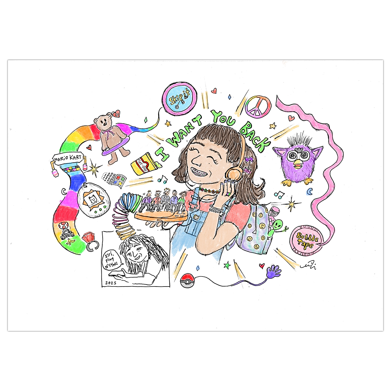 Want You Back Art Print