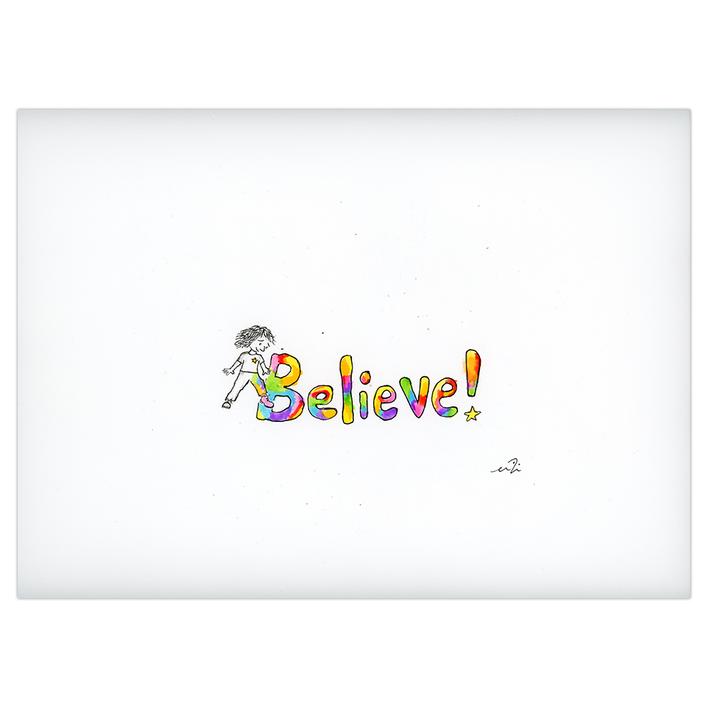 Believe! Art Print – Melissa Villasenor