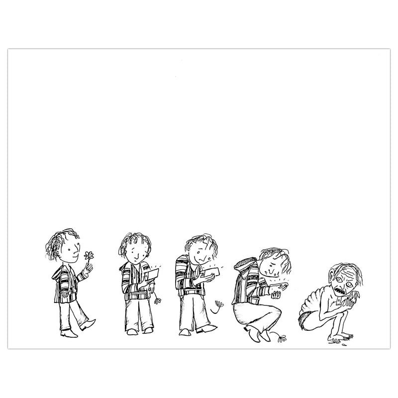 Too Much Phone Gollum Art Print