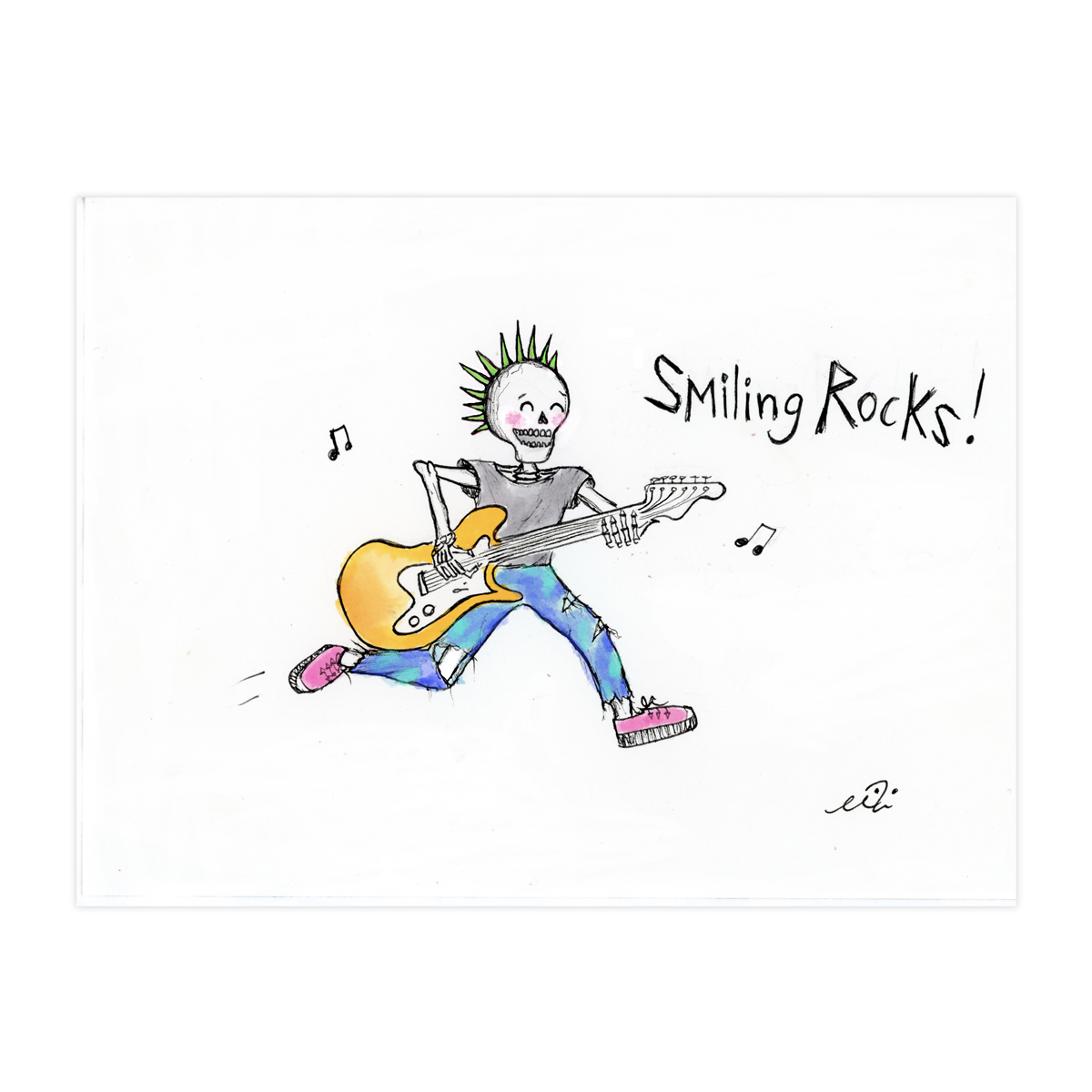 Smiling Rocks Art Print