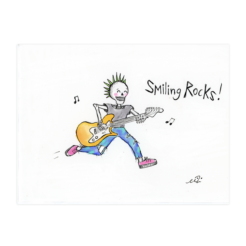 Smiling Rocks Art Print